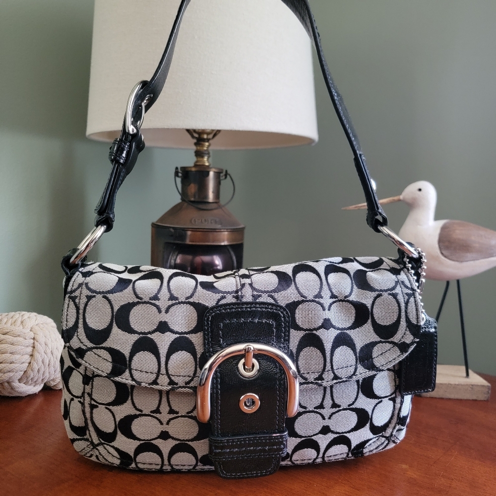 Coach | Bags | Coach Y2k Soho Signature Jacquard Patent Leather Coach | Bags | Coach Y2k Soho Signature Jacquard Patent Leather
